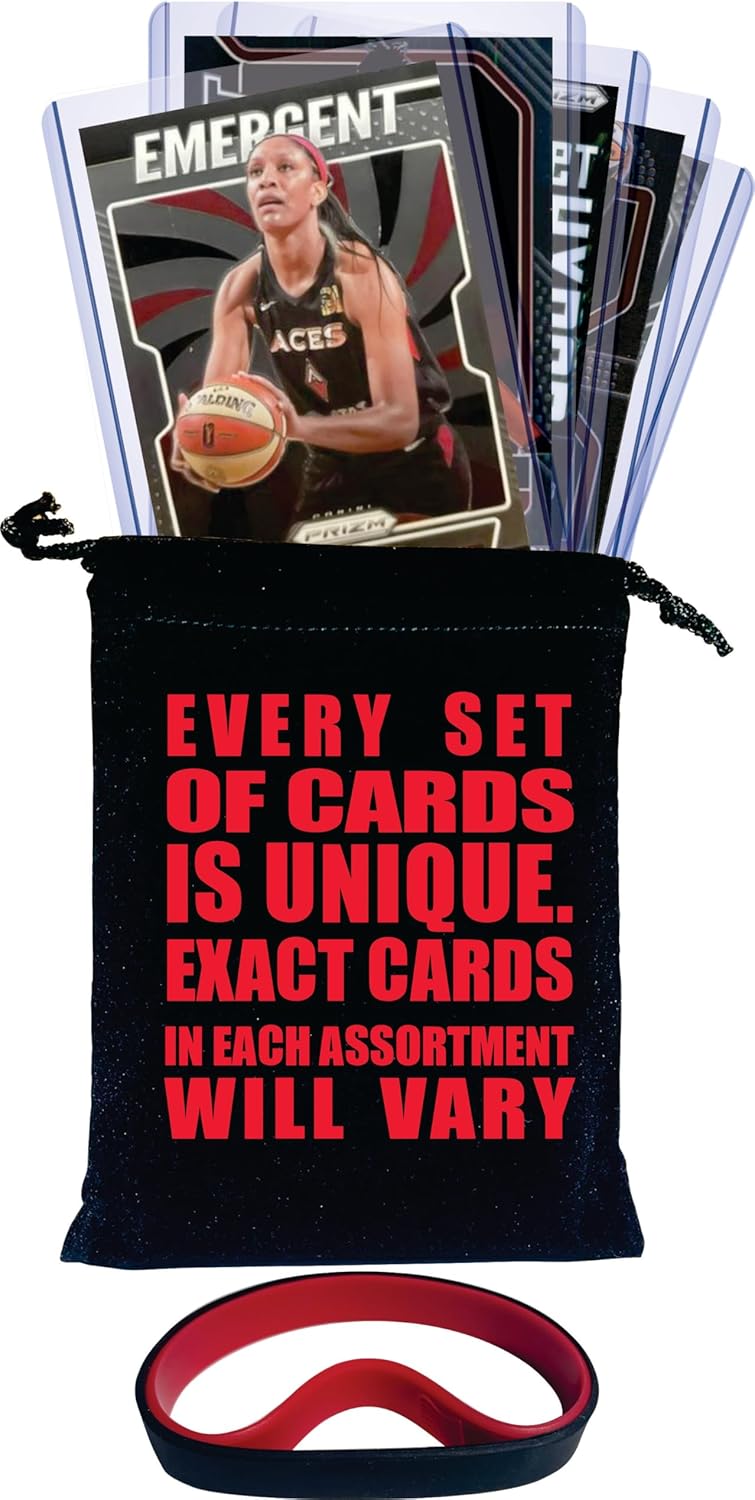 Chaser A'ja Wilson (5) Assorted Basketball Cards Gift Pack - Las Vegas Aces - Image 5